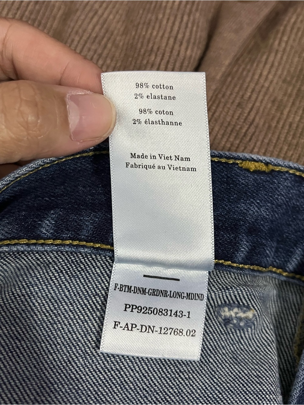 Everlane The Way High Gardener Cropped Jeans in Diamond Stone Blue Size 31 - Picture 12 of 12